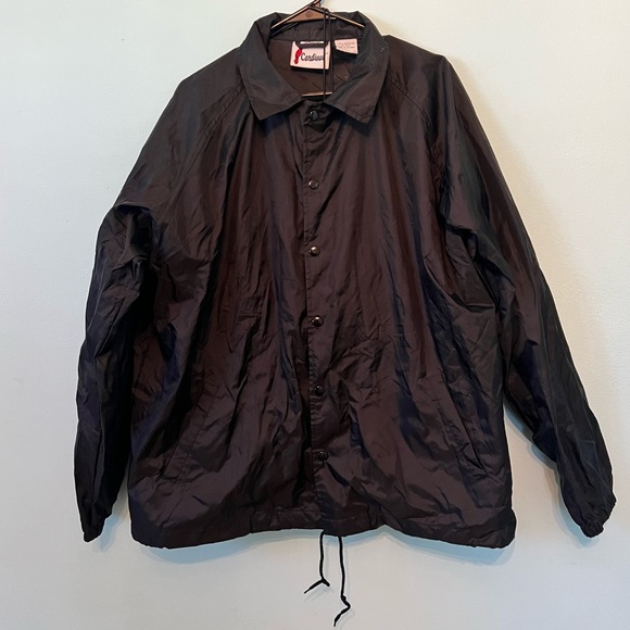 Dave Hause & The Mermaid black button up windbreaker - Picture 2 of 6